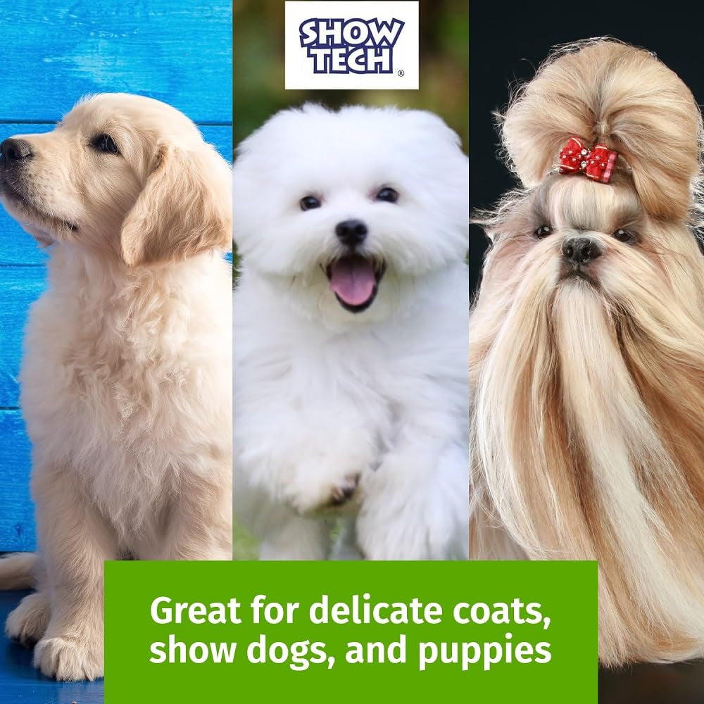 Long-pin slicker brush for doodles - great for show dogs and puppies