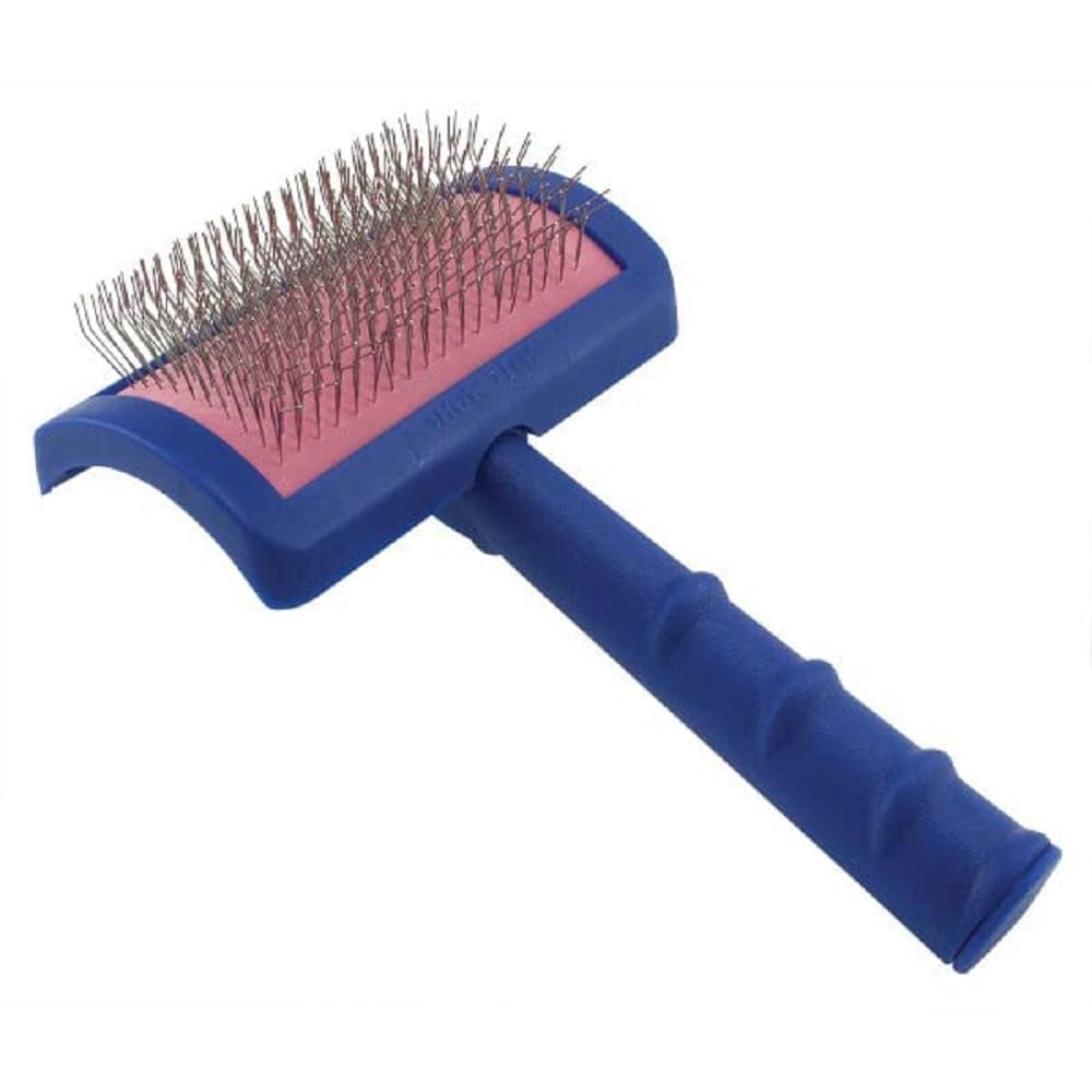 Long-pin slicker brush for doodles