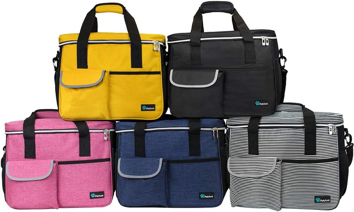 Black dog travel bag organizer, view 7 of 7