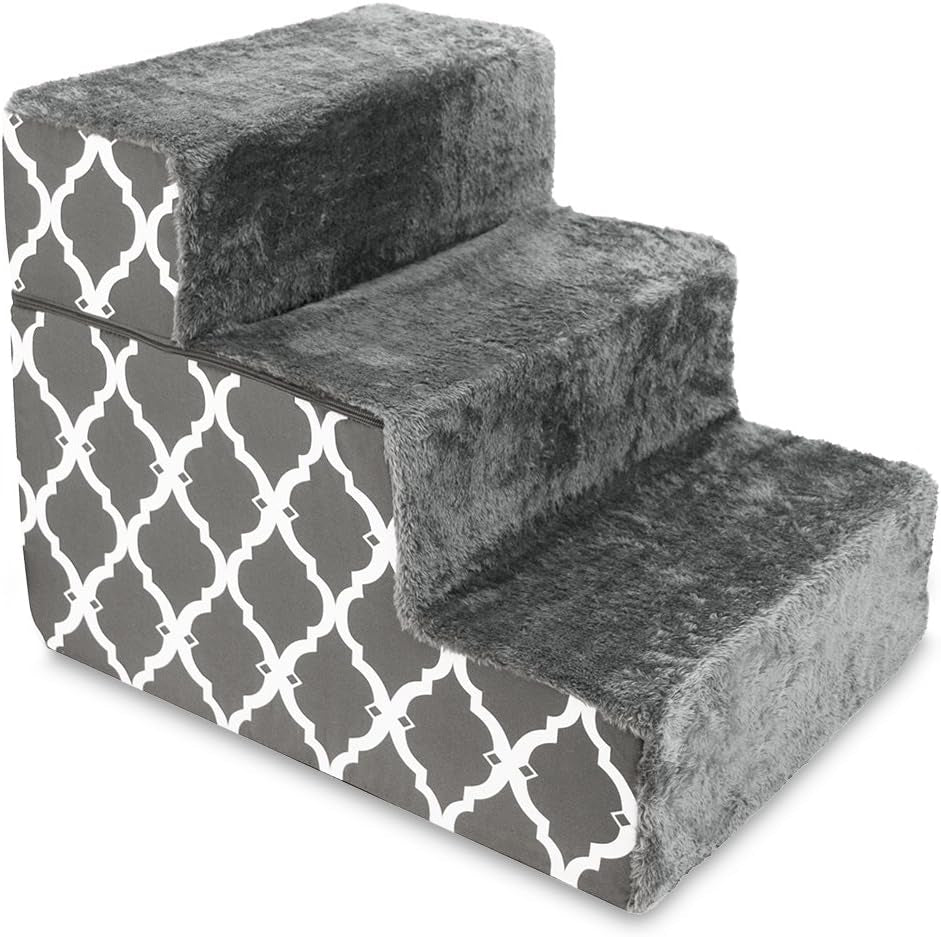 3-step foam dog stairs, view 2 of 7