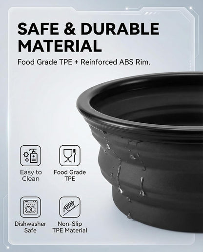 Collapsible travel dog bowls 2-pack, view 5 of 9