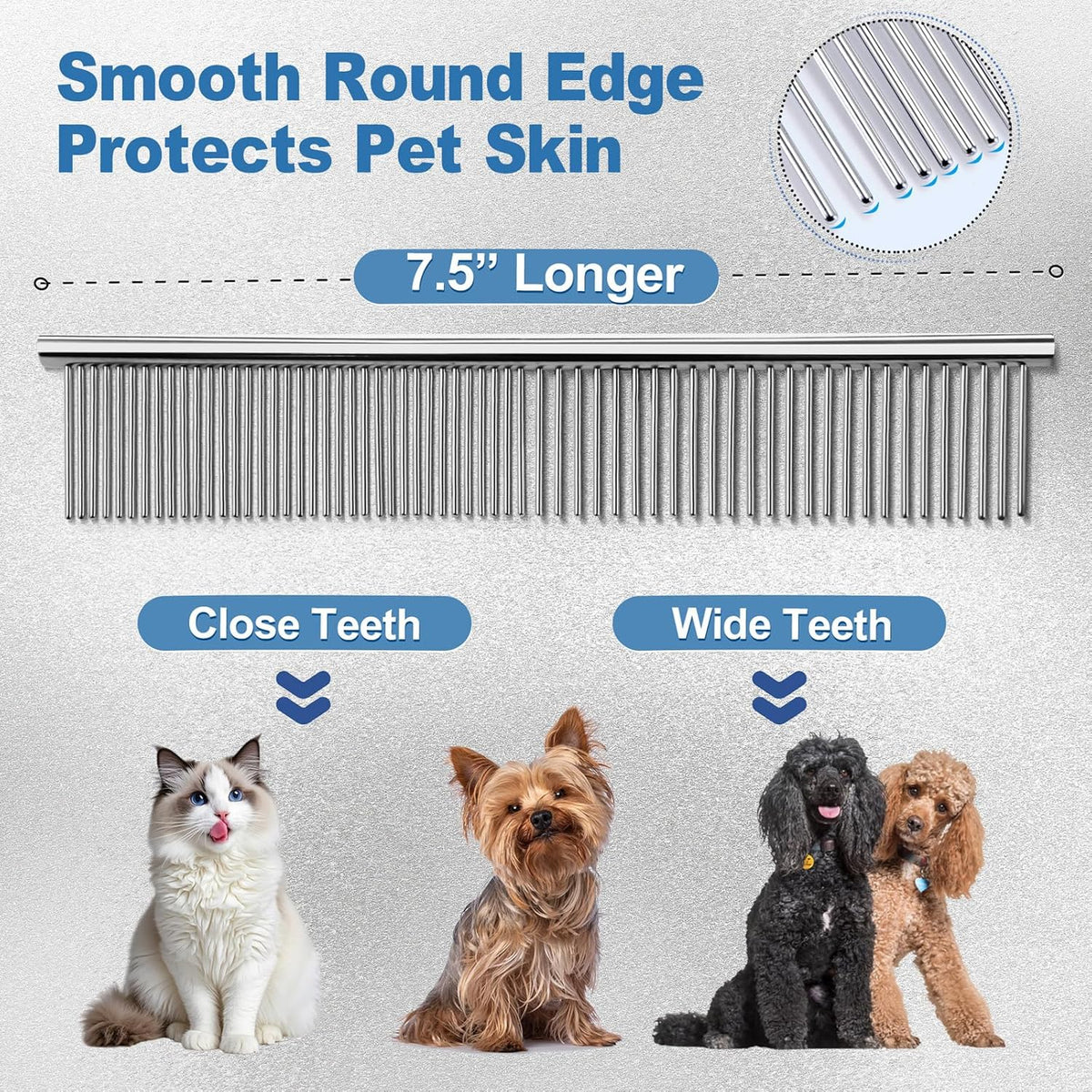6-piece dog grooming scissors set, view 5 of 9
