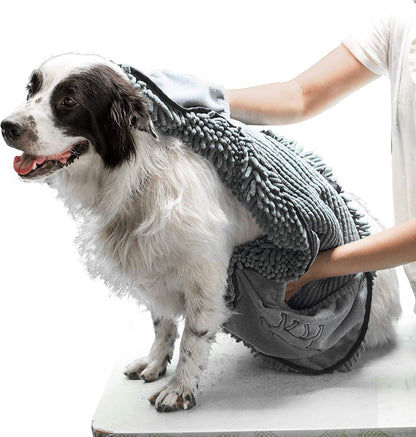 Extra large quick-dry microfiber dog towel