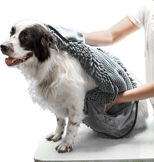 Extra large quick-dry microfiber dog towel