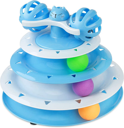 4-level cat turntable roller toy