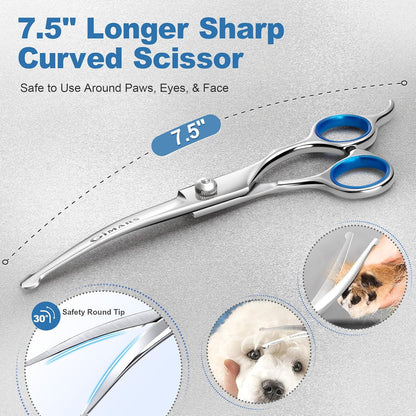 6-piece dog grooming scissors set, view 2 of 9