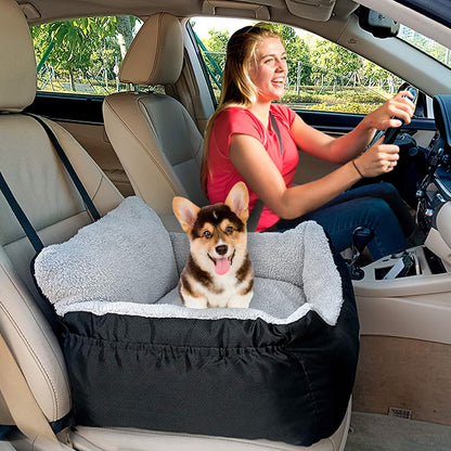 Black dog car seat for small dogs, view 8 of 9