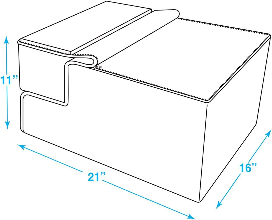 3-step foam dog stairs, view 6 of 7