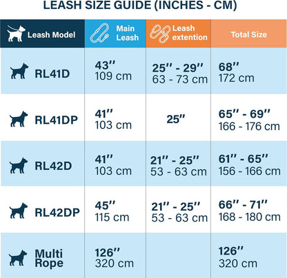 Teal heavy-duty bungee rope dog leash, view 2 of 7