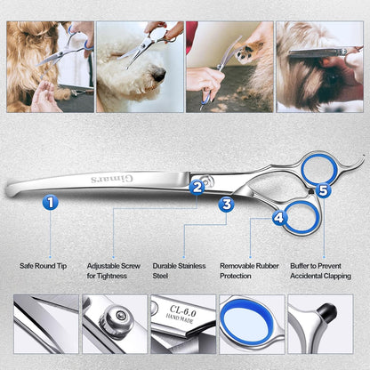6-piece dog grooming scissors set, view 4 of 9